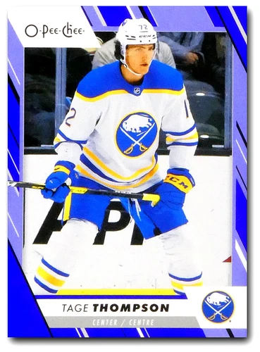 2023-24 O-Pee-Chee Blue #152 Tage Thompson (VV9-NHLSABRES)