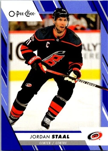 2023-24 O-Pee-Chee Blue #254 Jordan Staal (VV9-NHLHURRICANES)