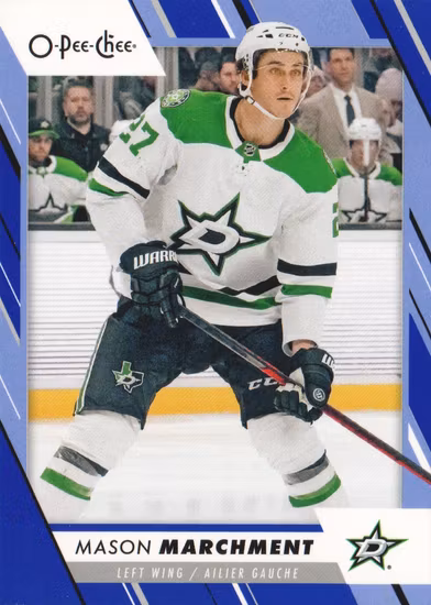 2023-24 O-Pee-Chee Blue #307 Mason Marchment (VV9-NHLSTARS)