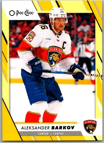 2023-24 O-Pee-Chee Yellow #20 Aleksander Barkov (VV9-NHLPANTHERS)