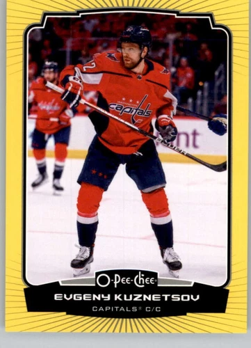 2022-23 O-Pee-Chee Yellow #129 Evgeny Kuznetsov (VV9-NHLCAPITALS)