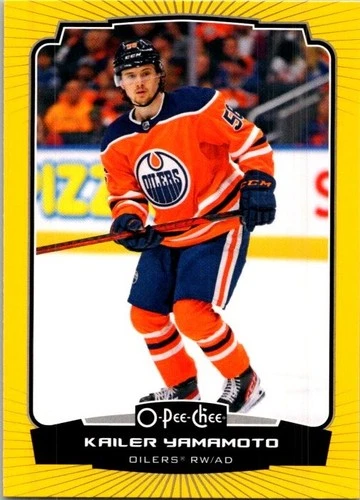 2022-23 O-Pee-Chee Yellow #316 Kailer Yamamoto (VV9-NHLOILERS)