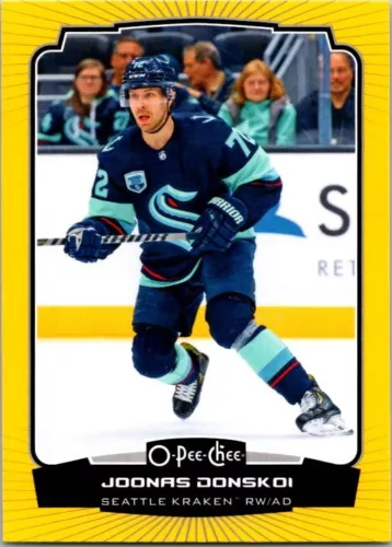2022-23 O-Pee-Chee Yellow #308 Joonas Donskoi (VV9-NHLKRAKEN)