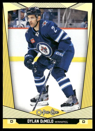 2024-25 O-Pee-Chee Yellow #211 Dylan DeMelo (VV9-NHLJETS)