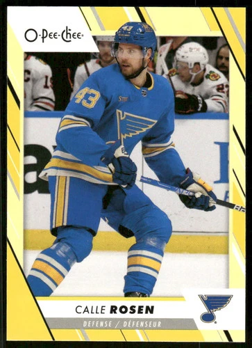 2023-24 O-Pee-Chee Yellow #209 Calle Rosen (VV9-NHLBLUES)