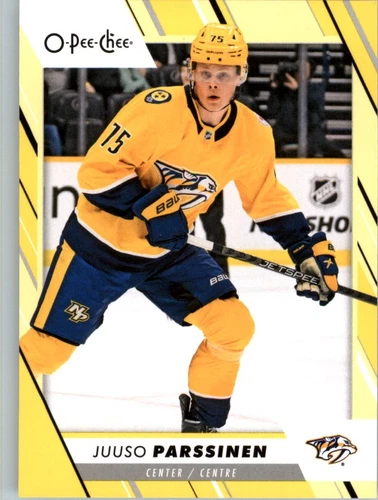2023-24 O-Pee-Chee Yellow #185 Juuso Parssinen (VV10-NHLPREDATORS)
