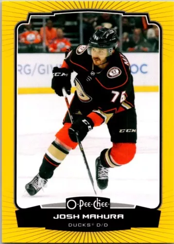 2022-23 O-Pee-Chee Yellow #488 Josh Mahura (VV10-NHLDUCKS)