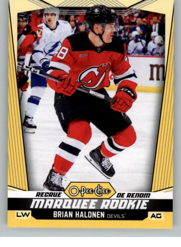 2024-25 O-Pee-Chee Yellow #580 Brian Halonen (VV10-NHLDEVILS)