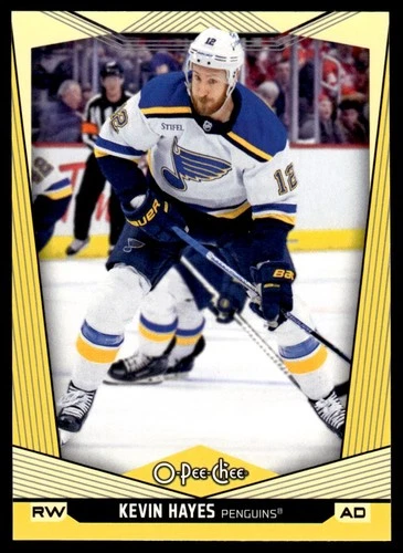 2024-25 O-Pee-Chee Yellow #217 Kevin Hayes (VV10-NHLPENGUINS)