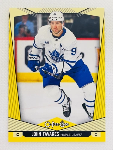 2024-25 O-Pee-Chee Yellow #252 John Tavares (VV10-NHLMAPLELEAFS)