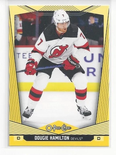 2024-25 O-Pee-Chee Yellow #132 Dougie Hamilton (VV10-NHLDEVILS)