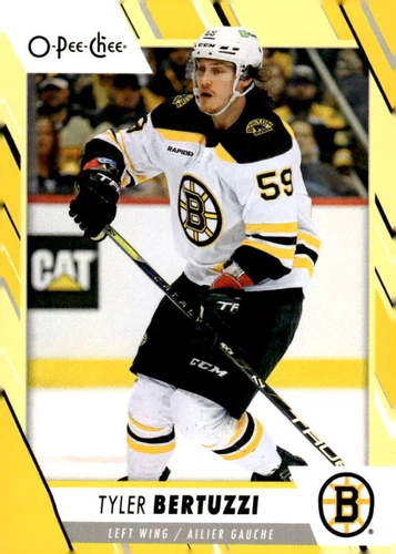 2023-24 O-Pee-Chee Yellow #328 Tyler Bertuzzi (VV10-NHLBRUINS)