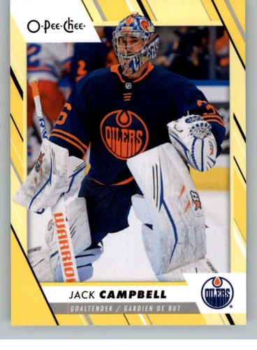 2023-24 O-Pee-Chee Yellow #50 Jack Campbell (VV10-NHLOILERS)