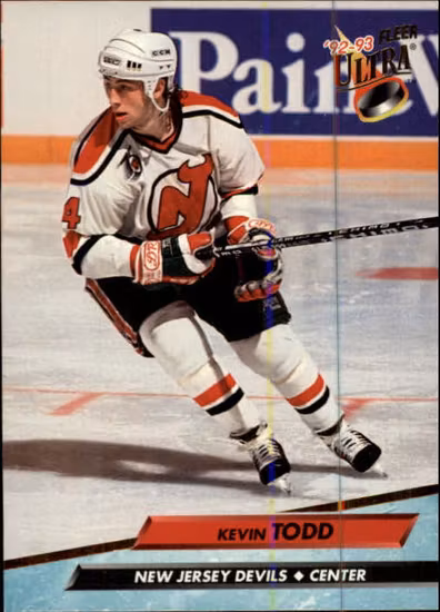 1992-93 Ultra #121 Kevin Todd (VV11-NHLDEVILS)