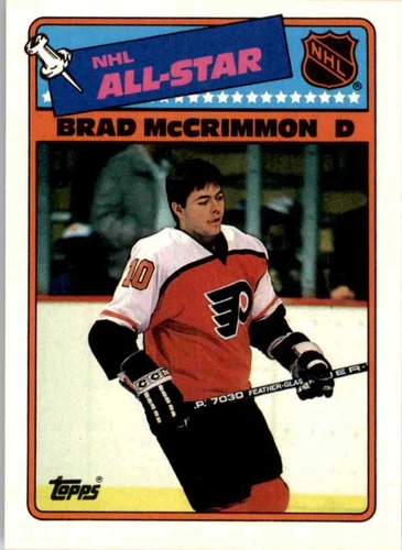 1988-89 Topps Sticker Inserts #10 Brad McCrimmon (VV11-NHLFLYERS)