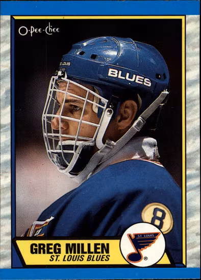 1989-90 O-Pee-Chee #137 Greg Millen (VV11-NHLBLUES)