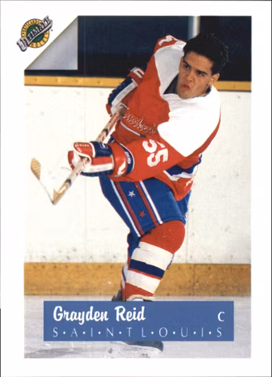 1991 Ultimate Draft #53 Grayden Reid (VV11-NHLOTHERS)
