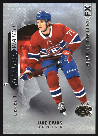 2020-21 SP Authentic Spectrum FX #S41 Jake Evans (VV11-NHLCANADIENS)
