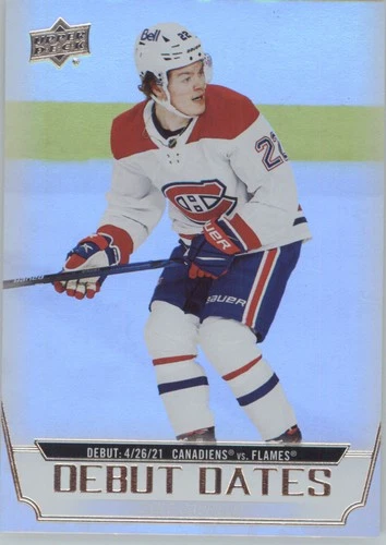 2022-23 Upper Deck Debut Dates #DD18 Cole Caufield (VV11-NHLCANADIENS)