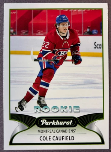 2021-22 Parkhurst #330 Cole Caufield RC (VV11-NHLCANADIENS)
