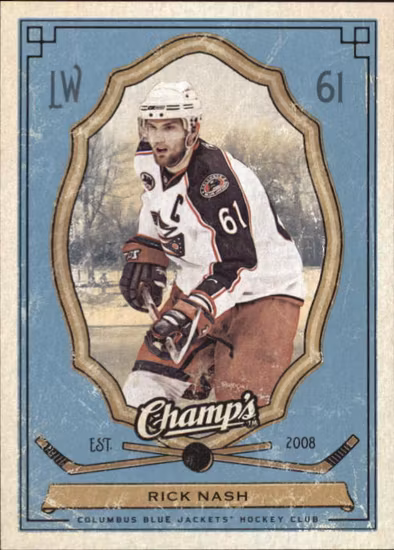 2009-10 Upper Deck Champ's #30 Rick Nash (VV11-NHLBLUEJACKETS)