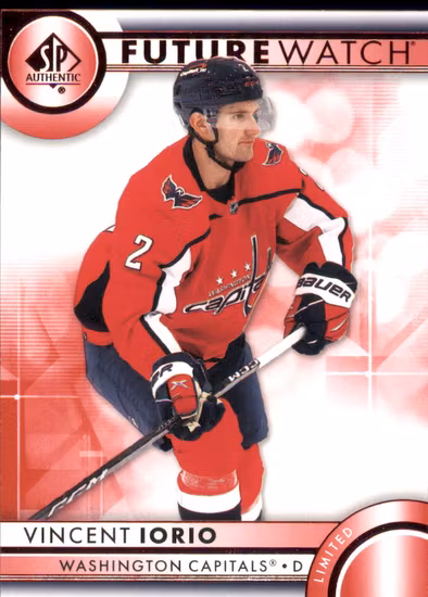 2023-24 SP Authentic Limited Red #132 Vincent Iorio FW (VV11-NHLCAPITALS)