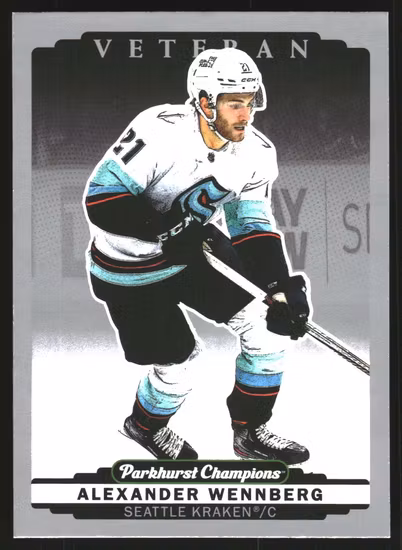 2022-23 Parkhurst Champions Silver #47 Alexander Wennberg (VV11-NHLKRAKEN)