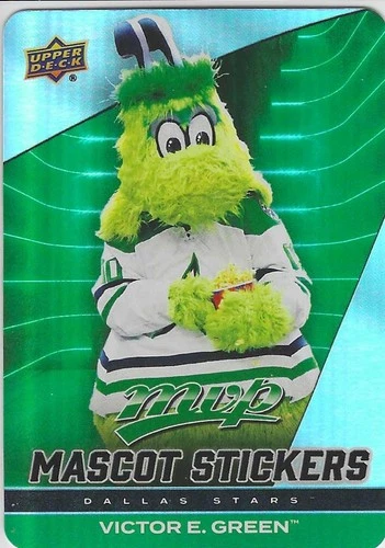 2025-26 Upper Deck MVP Mascot Stickers #MS9 Victor E. Green (VV12-NHLSTARS)