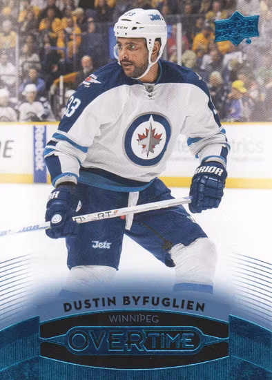 2015-16 Upper Deck Overtime Blue #127 Dustin Byfuglien (VV12-NHLJETS)