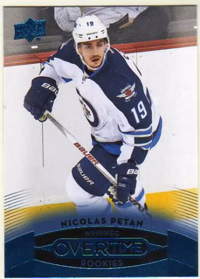 2015-16 Upper Deck Overtime Blue #107 Nicolas Petan (VV12-NHLJETS)