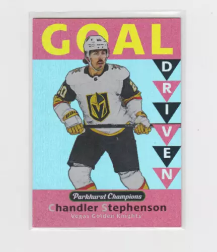 2023-24 Parkhurst Champions Goal Driven #GD10 Chandler Stephenson (VV12-NHLGOLDENKNIGHTS)