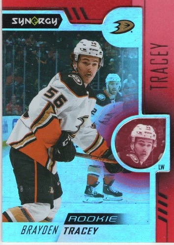 2022-23 Synergy Red #107 Brayden Tracey (VV12-NHLDUCKS)