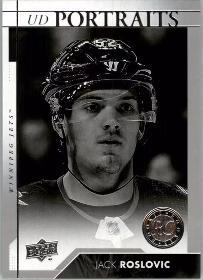 2017-18 Upper Deck UD Portraits #P98 Jack Roslovic (VV12-NHLJETS)