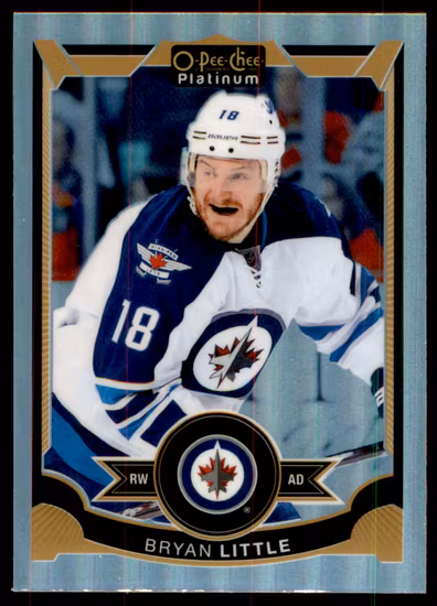 2015-16 O-Pee-Chee Platinum Rainbow #126 Bryan Little (VV12-NHLJETS)