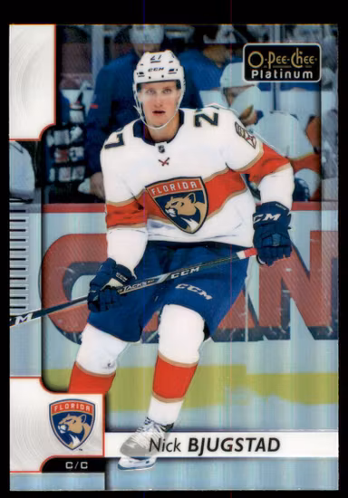 2017-18 O-Pee-Chee Platinum Rainbow #110 Nick Bjugstad (VV12-NHLPANTHERS)