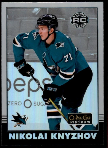 2020-21 O-Pee-Chee Platinum Retro Rainbow #R69 Nikolai Knyzhov (VV12-NHLSHARKS)