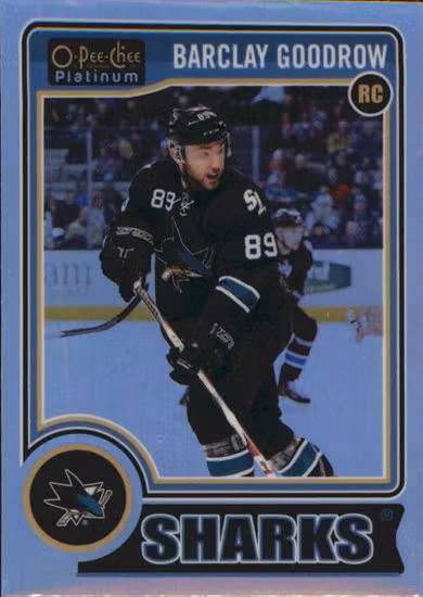 2014-15 O-Pee-Chee Platinum Rainbow #172 Barclay Goodrow (VV12-NHLSHARKS)