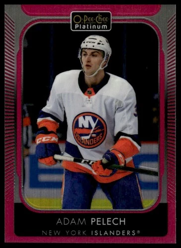 2021-22 O-Pee-Chee Platinum Matte Pink #147 Adam Pelech (VV12-NHLISLANDERS)