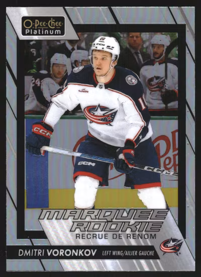 2023-24 O-Pee-Chee Platinum Rainbow #274 Dmitri Voronkov (VV12-NHLBLUEJACKETS)