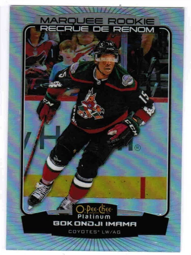 2022-23 O-Pee-Chee Platinum Rainbow #241 Bokondji Imama (VV12-NHLCOYOTES)