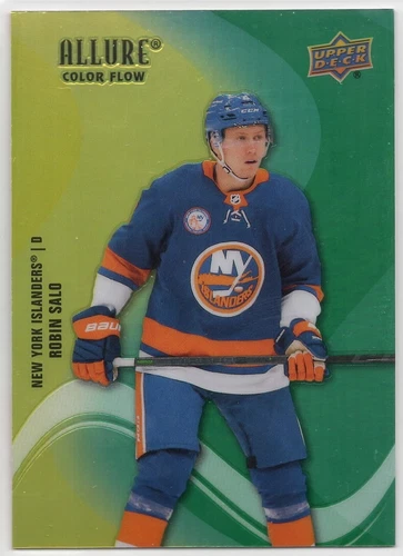 2022-23 Upper Deck Allure Color Flow Yellow Green #SF72 Robin Salo (VV13-NHLISLANDERS)
