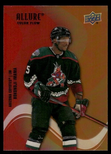 2022-23 Upper Deck Allure Color Flow Red Orange #SF56 Bokondji Imama (VV13-NHLCOYOTES)