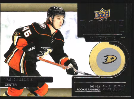 2022-23 Upper Deck Rookie Retrospective #RR14 Trevor Zegras (VV13-NHLDUCKS)