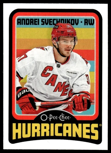 2024-25 O-Pee-Chee Retro #307 Andrei Svechnikov (VV13-NHLHURRICANES)