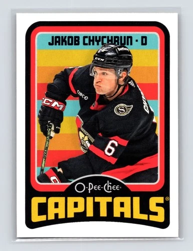 2024-25 O-Pee-Chee Retro #45 Jakob Chychrun (VV13-NHLCAPITALS)