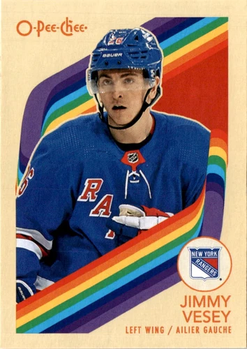 2023-24 O-Pee-Chee Retro #436 Jimmy Vesey (VV13-NHLRANGERS)