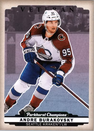 2022-23 Parkhurst Champions Color Variation #1 Andre Burakovsky (VV14-NHLAVALANCHE)