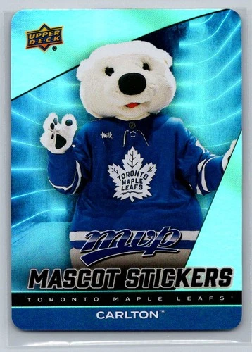 2025-26 Upper Deck MVP Mascot Stickers #MS25 Carlton the Bear (VV14-NHLMAPLELEAFS)