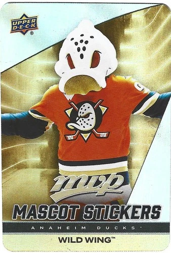 2025-26 Upper Deck MVP Mascot Stickers #MS1 Wild Wing (VV14-NHLDUCKS)