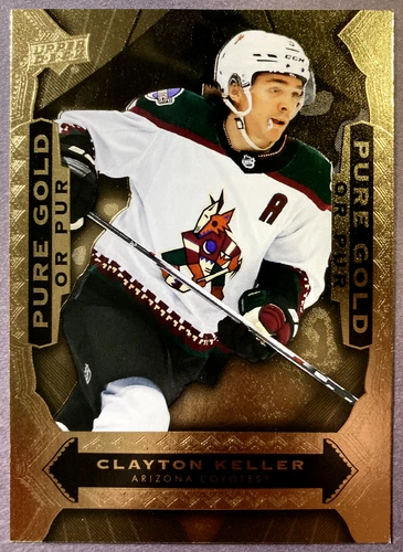 2024-25 Upper Deck Tim Hortons Pure Gold #PG16 Clayton Keller (VV15-NHLCOYOTES)